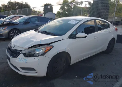 2016 Kia Forte Lx from USA, damaged, VIN KNAFK4A60G5589026